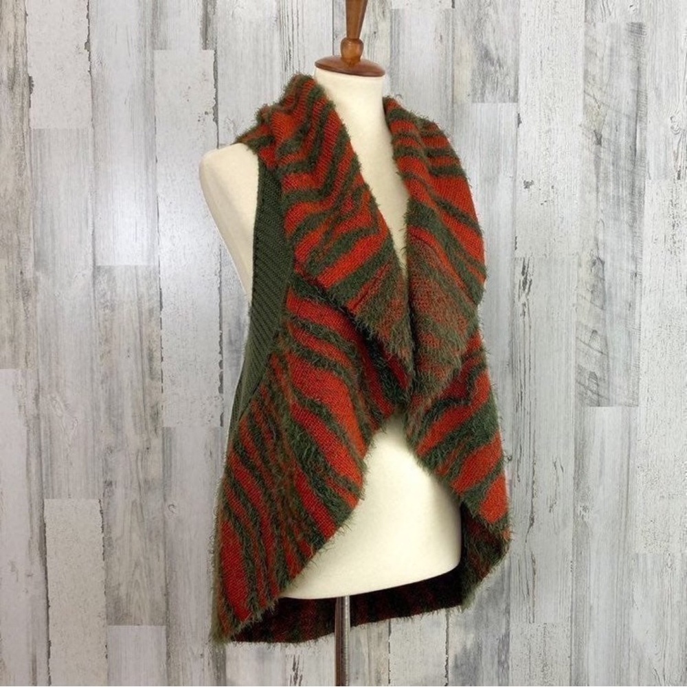 Multiples Oversized Sleeveless Cardigan